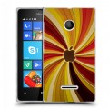 Дизайнерский пластиковый чехол для Microsoft Lumia 435 Абстракции Вращение