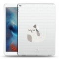 Полупрозрачный дизайнерский пластиковый чехол для Ipad Pro Прозрачные кошки