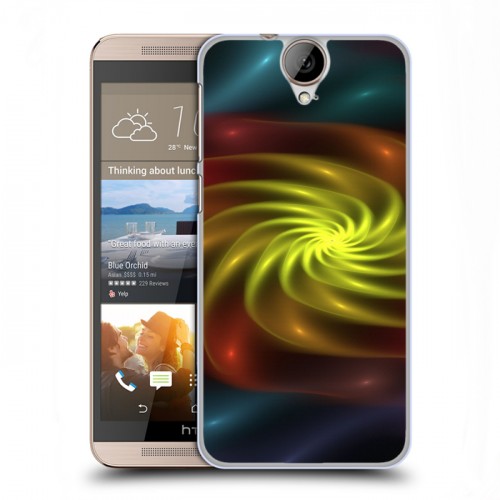 Дизайнерский пластиковый чехол для HTC One E9+ Абстракции Вращение