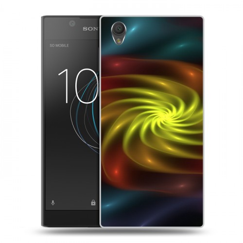 Дизайнерский пластиковый чехол для Sony Xperia L1 Абстракции Вращение