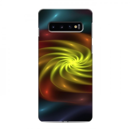 Дизайнерский силиконовый чехол для Samsung Galaxy S10 Абстракции Вращение