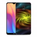 Дизайнерский силиконовый с усиленными углами чехол для Xiaomi RedMi 8A Абстракции Вращение