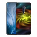 Дизайнерский пластиковый чехол для OPPO Reno2 Z Абстракции Вращение