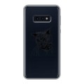 Полупрозрачный дизайнерский силиконовый чехол для Samsung Galaxy S10e Прозрачные кошки