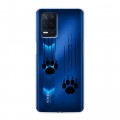 Полупрозрачный дизайнерский пластиковый чехол для Realme Narzo 30 5G Прозрачные кошки