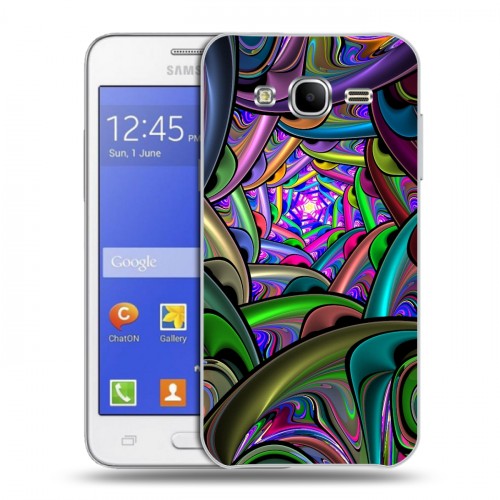 Дизайнерский пластиковый чехол для Samsung Galaxy J7 Абстракции Вращение