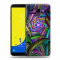 Дизайнерский пластиковый чехол для Samsung Galaxy J6 Абстракции Вращение