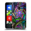 Дизайнерский пластиковый чехол для Nokia Lumia 620 Абстракции Вращение