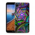 Дизайнерский силиконовый чехол для Xiaomi RedMi 7A Абстракции Вращение