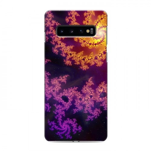 Дизайнерский силиконовый чехол для Samsung Galaxy S10 Абстракции Вращение