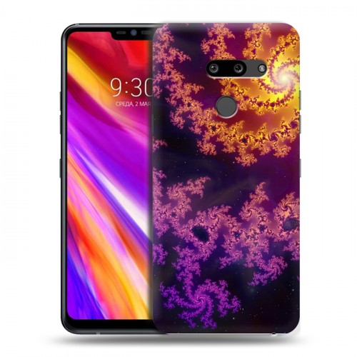 Дизайнерский пластиковый чехол для LG G8 ThinQ Абстракции Вращение