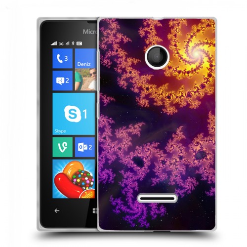 Дизайнерский пластиковый чехол для Microsoft Lumia 435 Абстракции Вращение