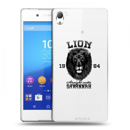 Дизайнерский пластиковый чехол для Sony Xperia Z3+ Символика льва
