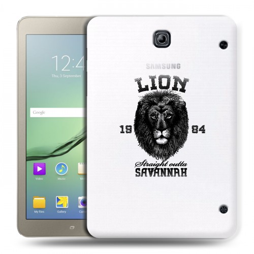 Дизайнерский силиконовый чехол для Samsung Galaxy Tab S2 8.0 Символика льва