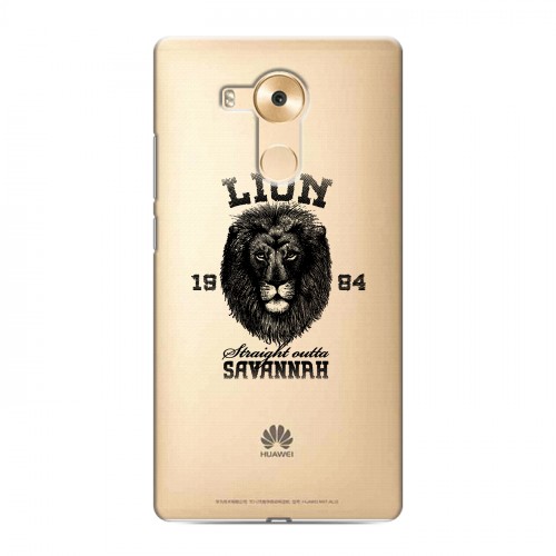 Дизайнерский силиконовый чехол для Huawei Mate 8 Символика льва