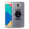 Дизайнерский силиконовый чехол для Samsung Galaxy A9 Символика льва