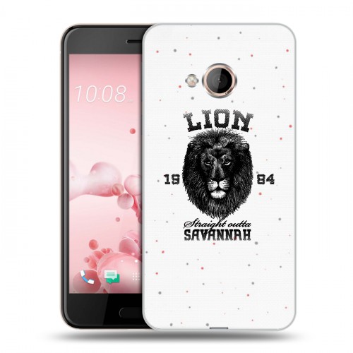 Дизайнерский силиконовый чехол для HTC U Play Символика льва