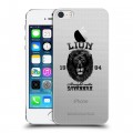 Дизайнерский пластиковый чехол для Iphone 5s Символика льва