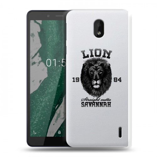 Дизайнерский силиконовый чехол для Nokia 1 Plus Символика льва