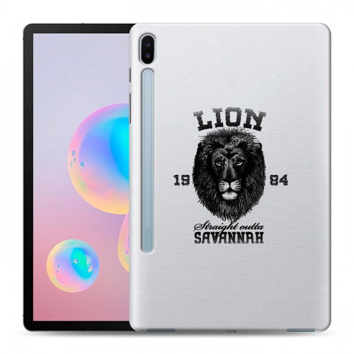 Дизайнерский силиконовый чехол для Samsung Galaxy Tab S6 Символика льва