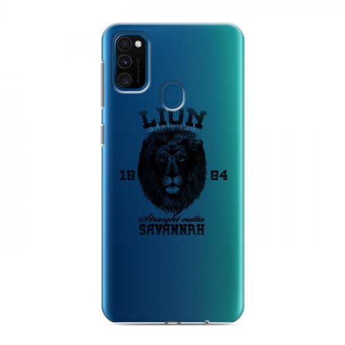 Дизайнерский силиконовый чехол для Samsung Galaxy M30s Символика льва