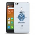 Полупрозрачный дизайнерский пластиковый чехол для Xiaomi Mi4S Символика льва