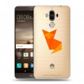 Полупрозрачный дизайнерский пластиковый чехол для Huawei Mate 9 Прозрачные лисы