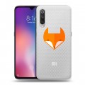 Полупрозрачный дизайнерский силиконовый с усиленными углами чехол для Xiaomi Mi9 Прозрачные лисы