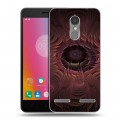 Дизайнерский силиконовый чехол для Lenovo K6 Абстракции Вращение