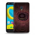 Дизайнерский пластиковый чехол для Alcatel U5 Абстракции Вращение