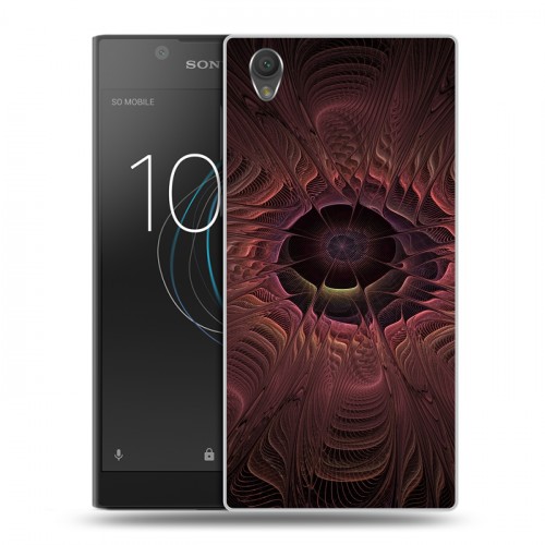 Дизайнерский пластиковый чехол для Sony Xperia L1 Абстракции Вращение