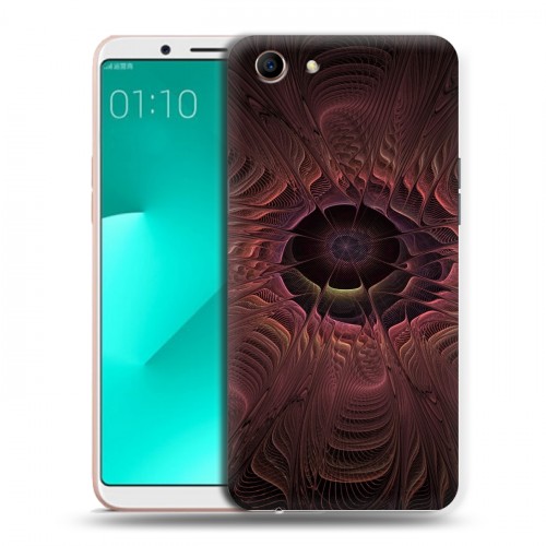 Дизайнерский пластиковый чехол для OPPO A83 Абстракции Вращение