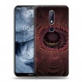 Дизайнерский пластиковый чехол для Nokia 6.1 Plus Абстракции Вращение