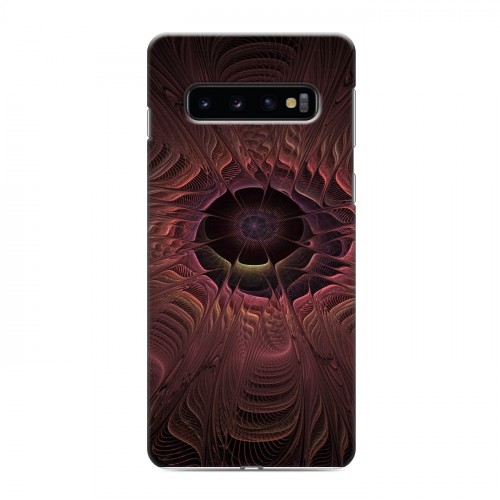 Дизайнерский силиконовый чехол для Samsung Galaxy S10 Абстракции Вращение