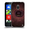 Дизайнерский пластиковый чехол для Nokia Lumia 620 Абстракции Вращение