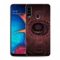 Дизайнерский пластиковый чехол для Samsung Galaxy A20s Абстракции Вращение