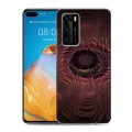 Дизайнерский пластиковый чехол для Huawei P40 Абстракции Вращение