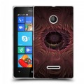 Дизайнерский пластиковый чехол для Microsoft Lumia 435 Абстракции Вращение