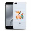 Полупрозрачный дизайнерский пластиковый чехол для Xiaomi Mi5C Лиса - шаман