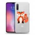 Полупрозрачный дизайнерский силиконовый с усиленными углами чехол для Xiaomi Mi9 Лиса - шаман