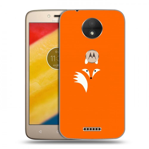 Дизайнерский пластиковый чехол для Motorola Moto C Лиса