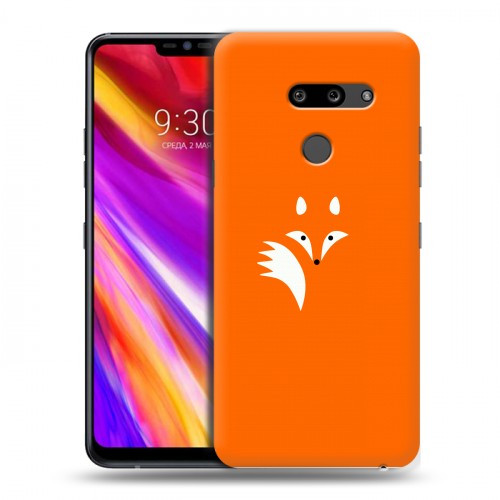 Дизайнерский пластиковый чехол для LG G8 ThinQ Лиса