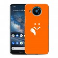 Дизайнерский пластиковый чехол для Nokia 8.3 Лиса