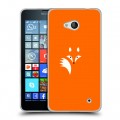 Дизайнерский пластиковый чехол для Microsoft Lumia 640 Лиса