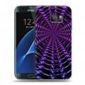 Дизайнерский силиконовый с усиленными углами чехол для Samsung Galaxy S7 Абстракции Вращение