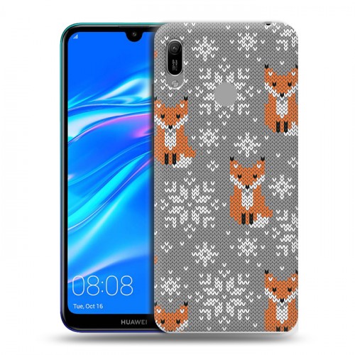 Дизайнерский пластиковый чехол для Huawei Y6 (2019) Лисы