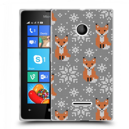 Дизайнерский пластиковый чехол для Microsoft Lumia 435 Лисы