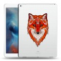 Полупрозрачный дизайнерский пластиковый чехол для Ipad Pro Прозрачные лисы