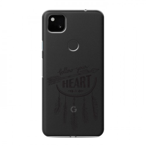 Полупрозрачный дизайнерский пластиковый чехол для Google Pixel 4a Прозрачные ловцы снов