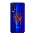 Полупрозрачный дизайнерский пластиковый чехол для Huawei Honor 20 Прозрачные ловцы снов